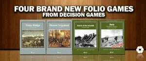 Decision Games выпустила 4 новинки в серии Folio